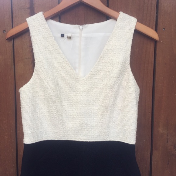 4C 4 Collective Black Ivory Color Block Dress Mini - Picture 3 of 8